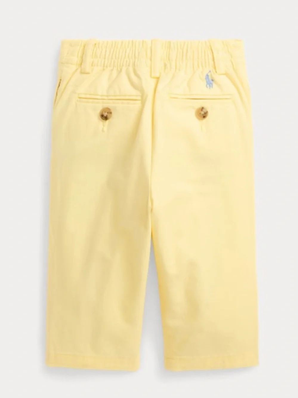 Polo by Ralph Lauren Rugby Shirt Striped Polo with Twill Yellow Pants Set